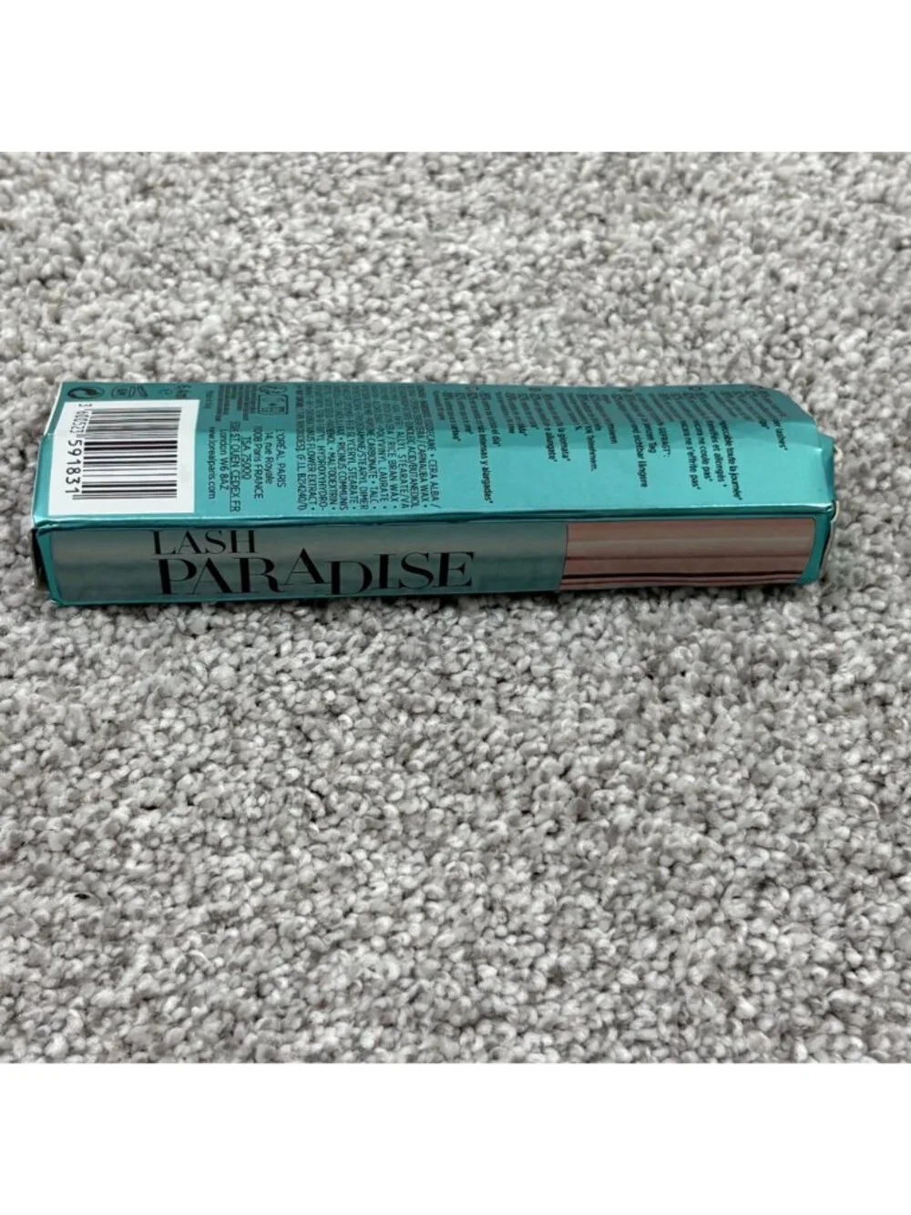 L'Oreal Lash Paradise Waterproof Black Mascara Intense Volume Sensitive Eyes